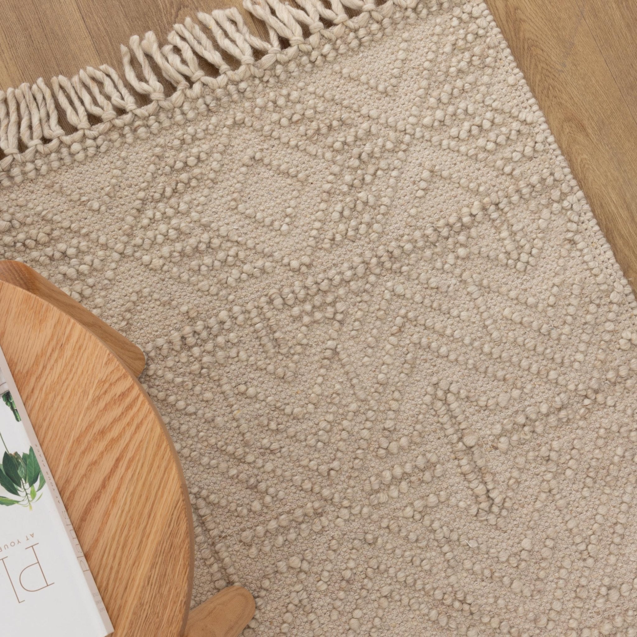 Diego Tribal Brown Wool Rug - Floorsome - Area Rug - DIEG70102BROW - Area Rug