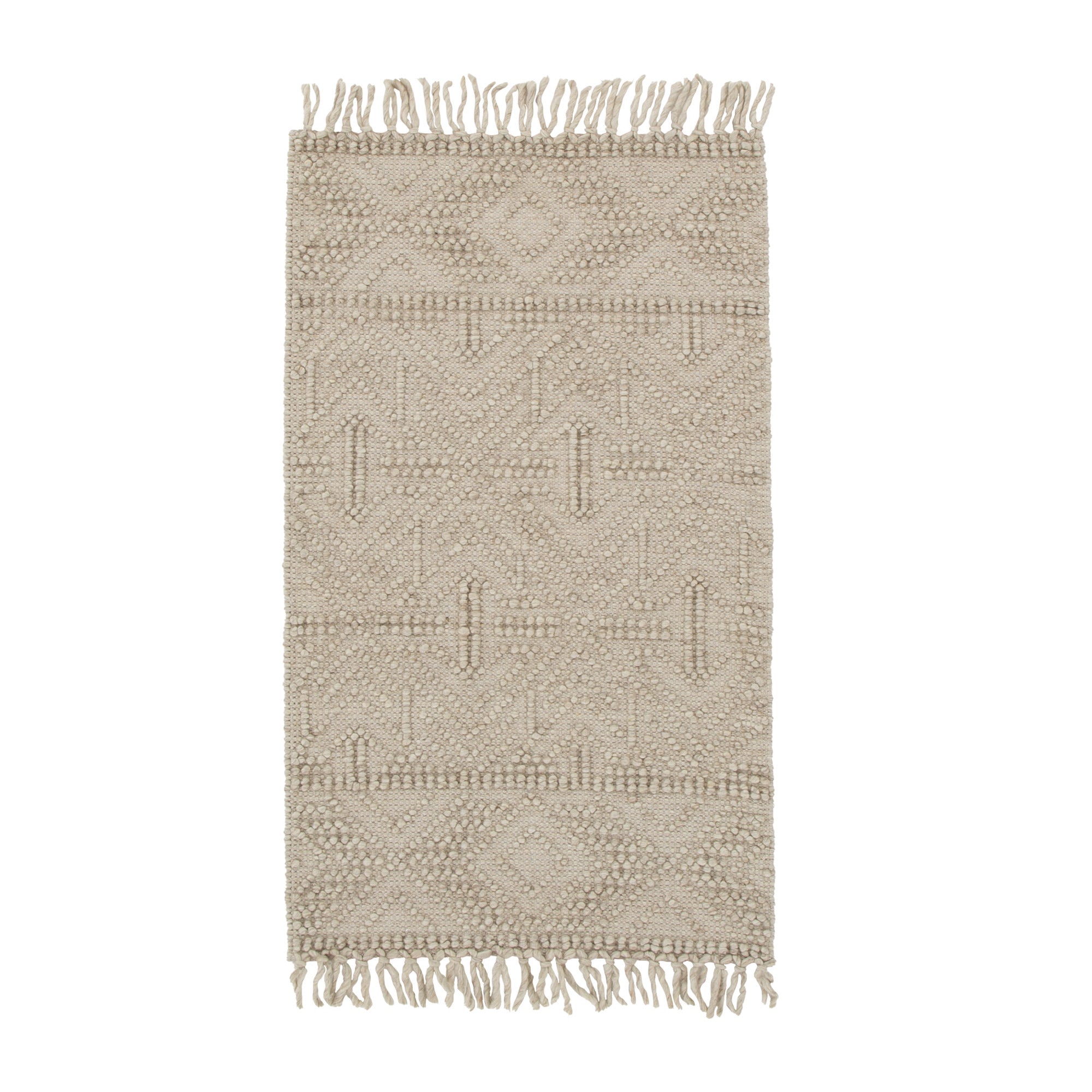 Diego Tribal Brown Wool Rug - Floorsome - Area Rug - DIEG70102BROW - Area Rug