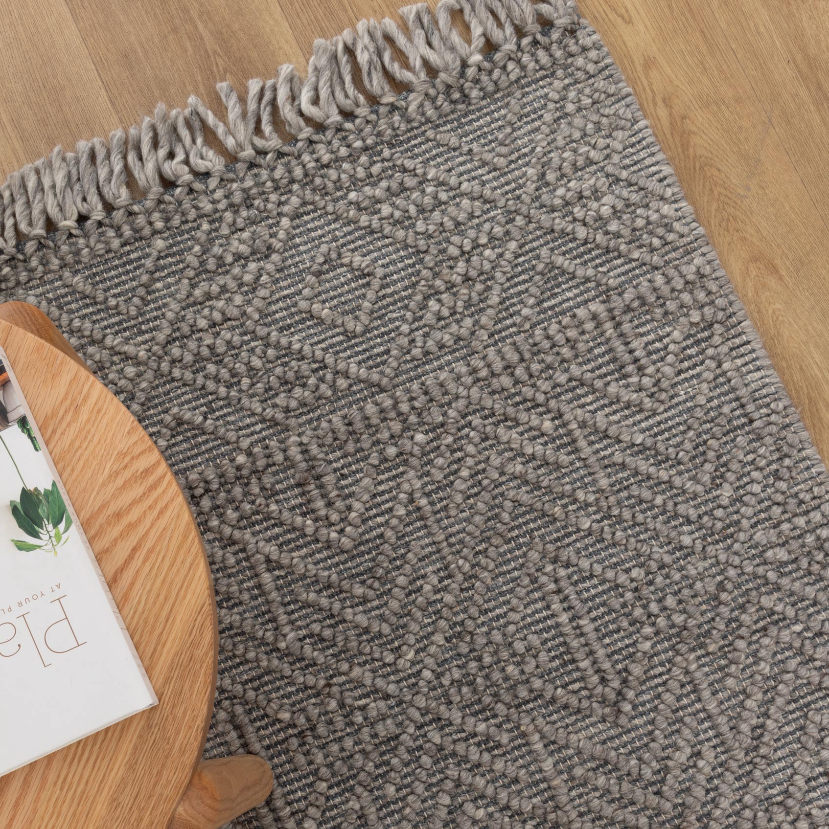 Diego Tribal Grey Multi Wool Rug - Floorsome - Area Rug - DIEG70102GMUL - Area Rug