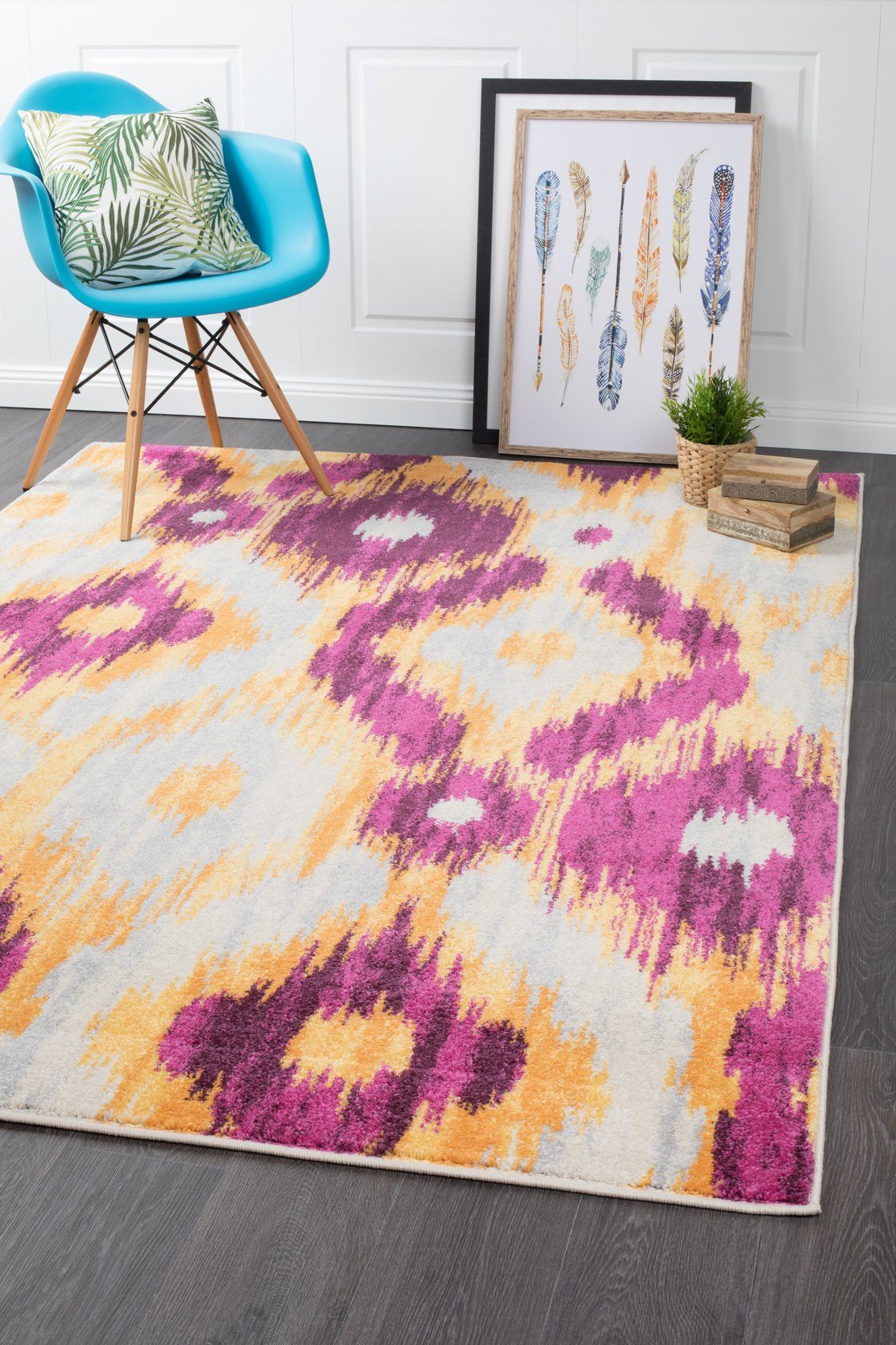 Dimensions 421 Aubergine Modern Rug - Floorsome - Modern - DIM - 421 - AUB - 230X160 - Modern