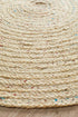 Diva Bleached Natural Rug - Floorsome - Flatweave - ATR - SHI - BLE - 120X120 - Flatweave