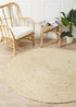 Diva Bleached Natural Rug - Floorsome - Flatweave - ATR - SHI - BLE - 120X120 - Flatweave