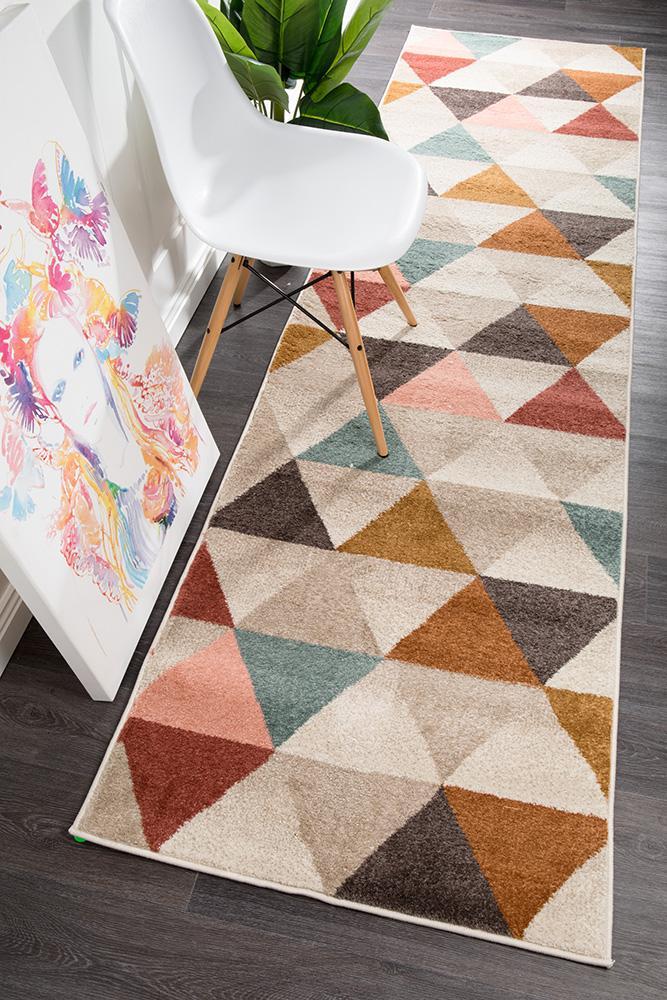 Divinity Order Blush Modern Runner Rug - Floorsome - Modern - DIM - 428 - BSH - 300X80 - Modern