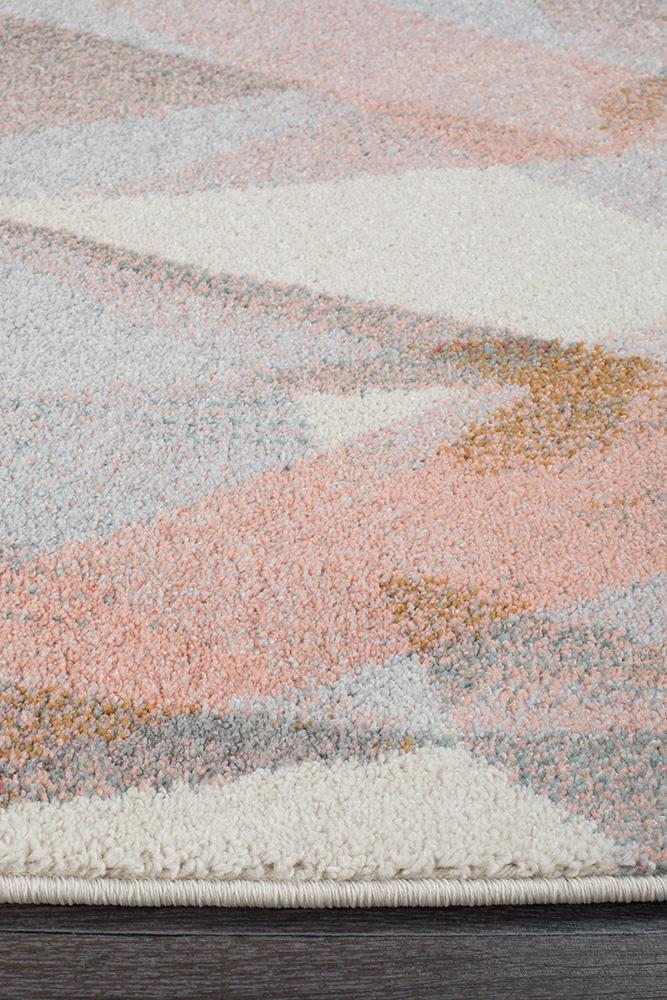 Divinity Shatter Blush Modern Runner Rug - Floorsome - Modern - DIM - 425 - BSH - 300X80 - Modern