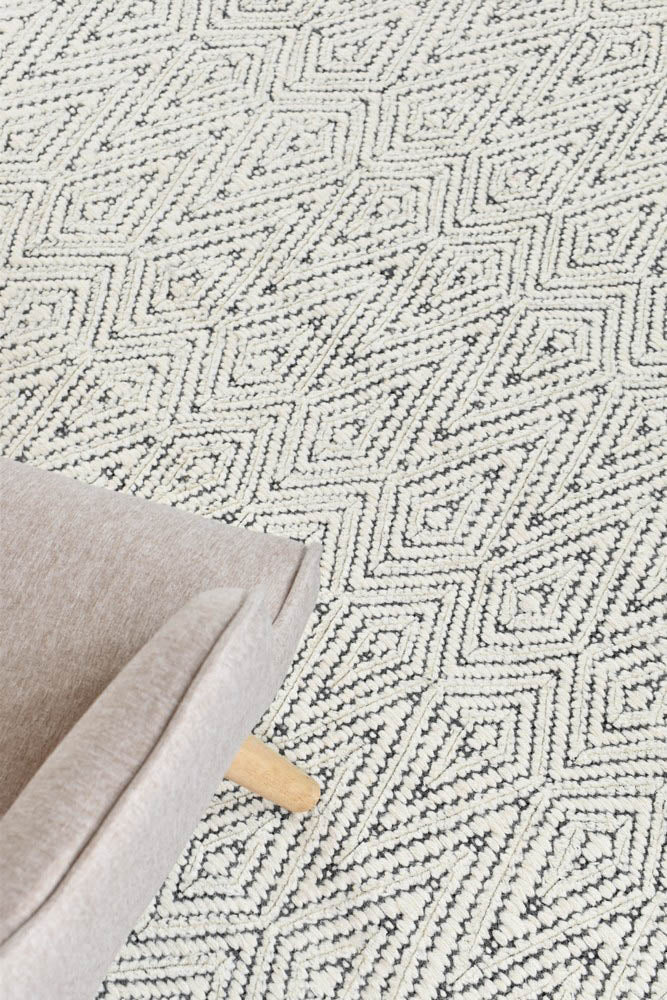 Dolomite Ivory Wool Rug - Floorsome - FLATWEAVE - AROMA - IVORY - 160X230 - FLATWEAVE