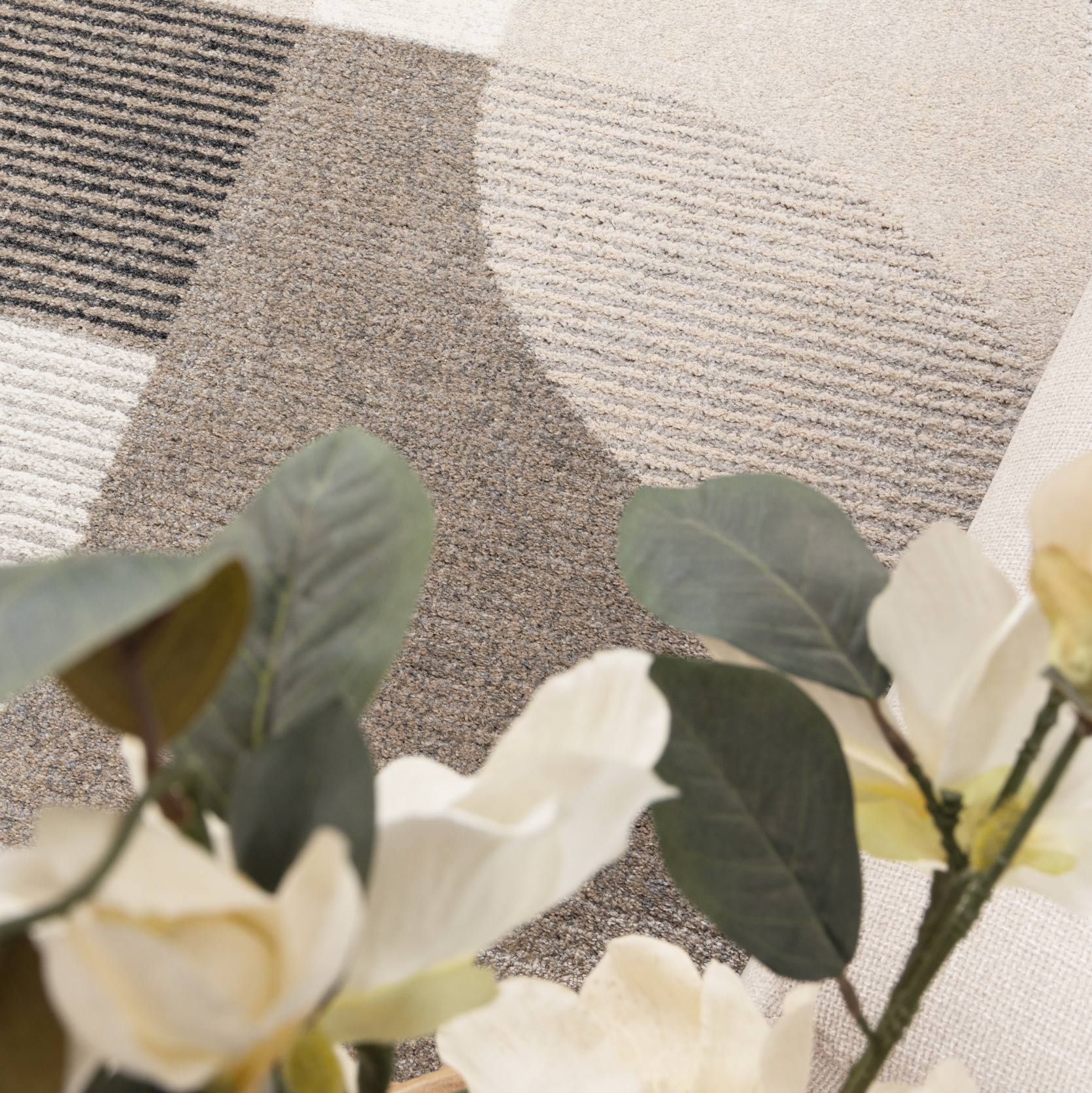 Dorado Grey Beige Arches Rug - D001 - Floorsome - Area Rug - DORA160D001 - Area Rug