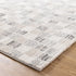 Dorado Grey Beige Checkered Rug - D004 - Floorsome - Area Rug - DORA160D004 - Area Rug