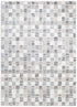 Dorado Grey Beige Checkered Rug - D004 - Floorsome - Area Rug - DORA160D004 - Area Rug