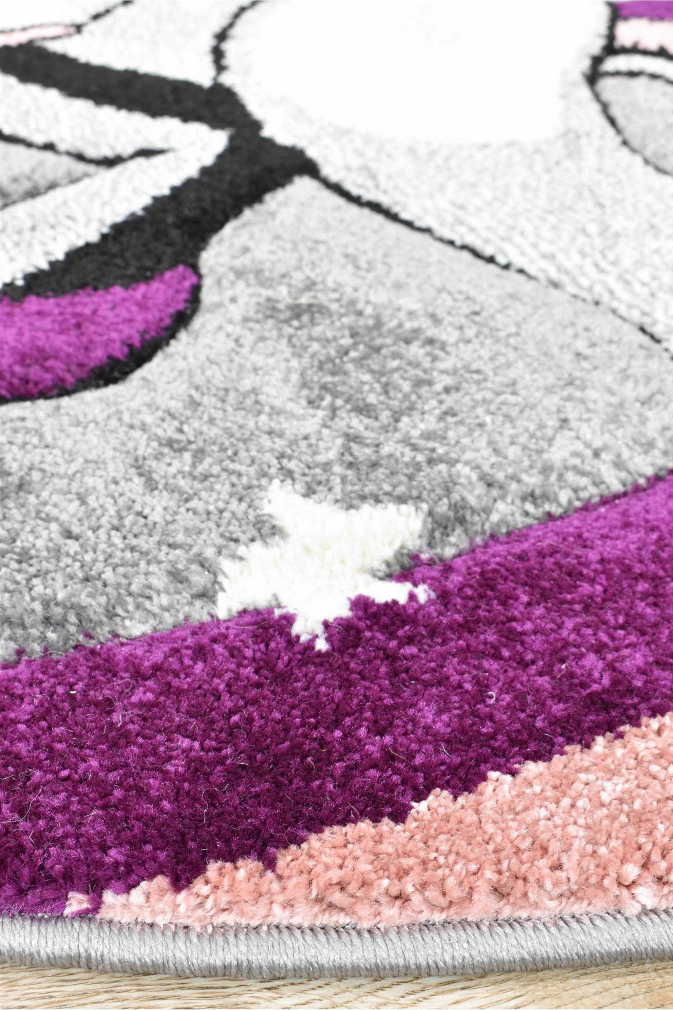 Dream Kids D345A Unicorn ROUND - Floorsome - ROUND - CC-D345A-L.Grey-Rose-150x150 - ROUND