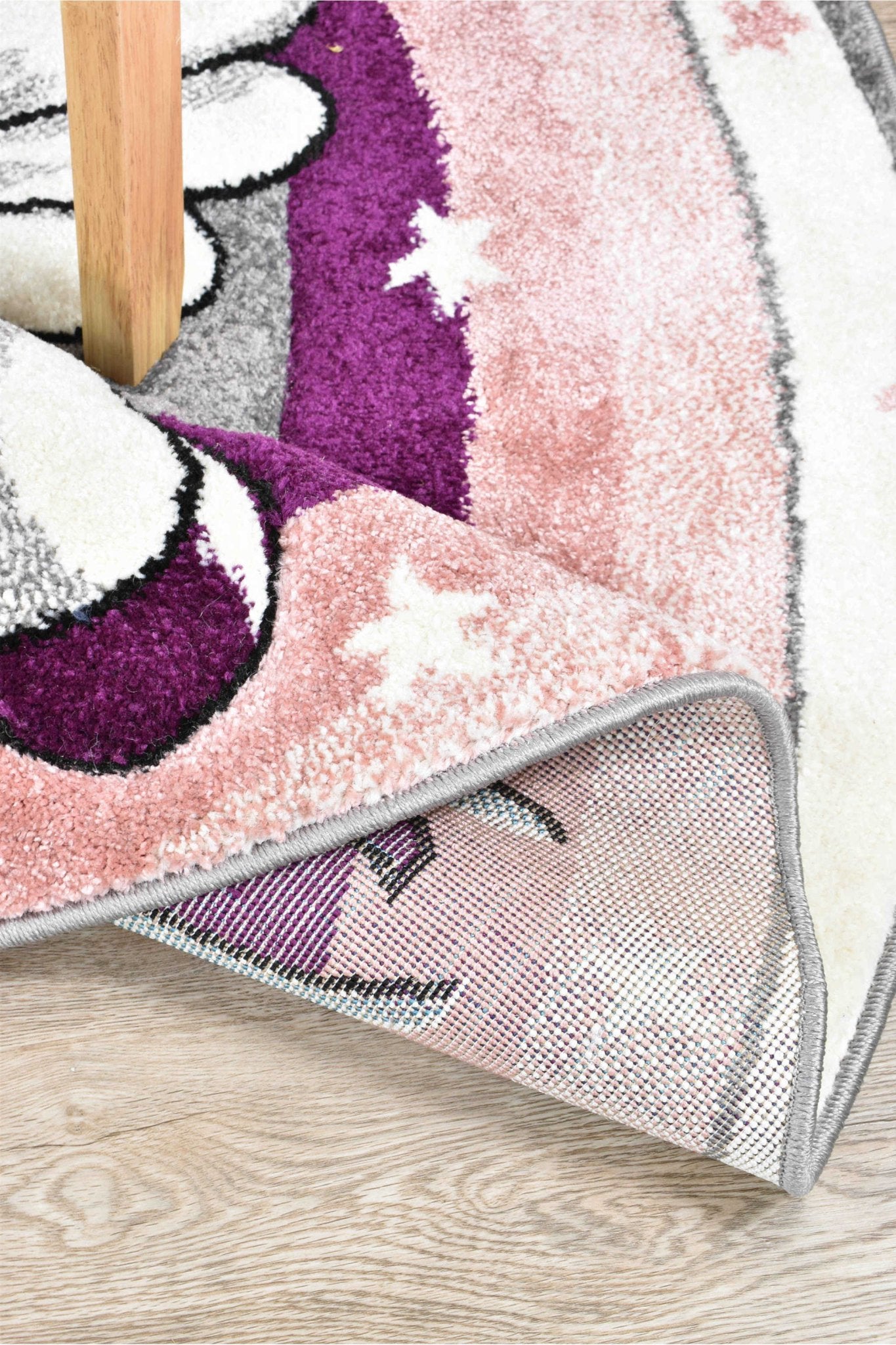 Dream Kids D345A Unicorn ROUND - Floorsome - ROUND - CC-D345A-L.Grey-Rose-150x150 - ROUND