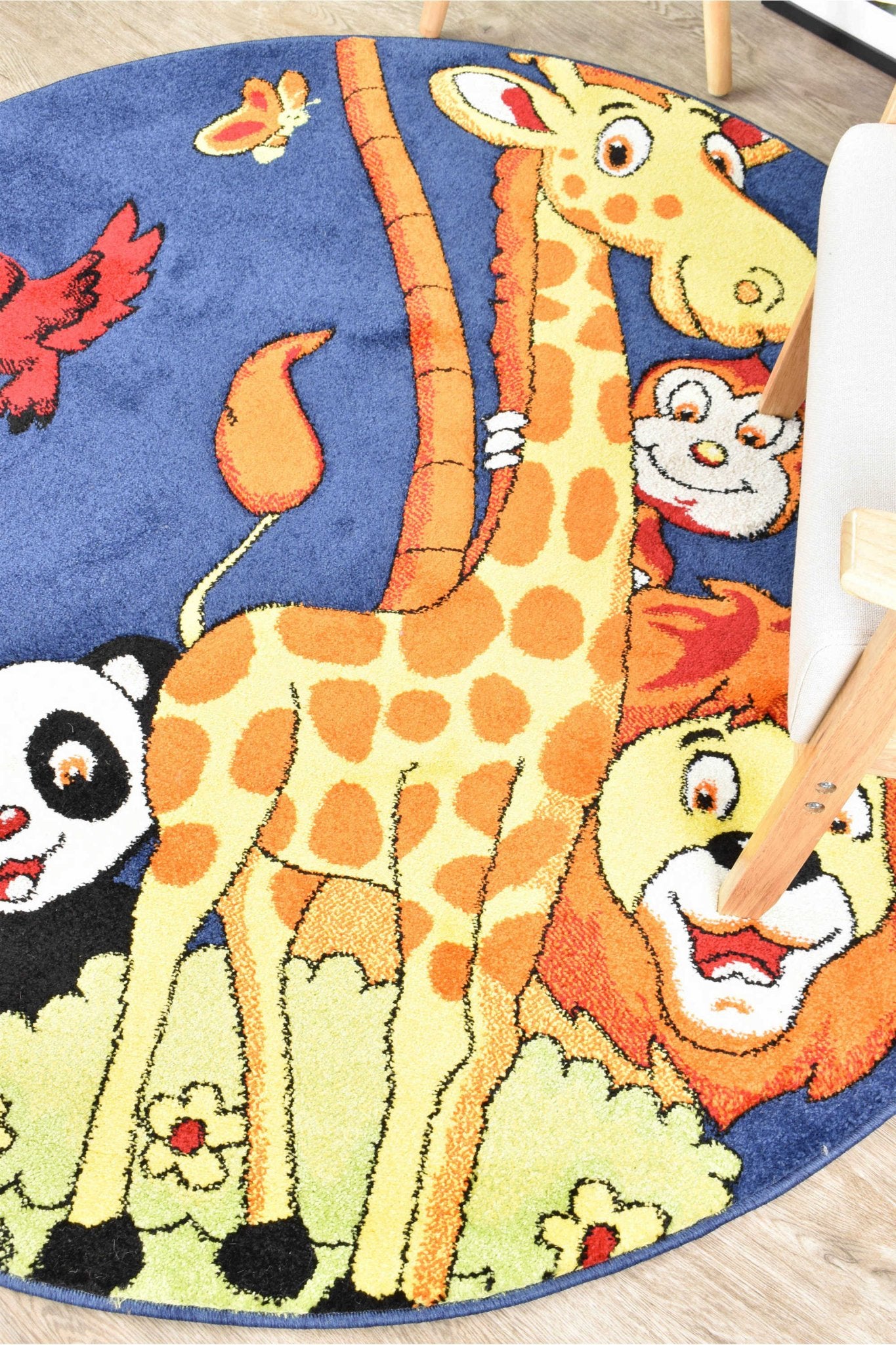 Dream Kids D348A Animal ROUND - Floorsome - ROUND - CC-D348A-D.Blue-150x150 - ROUND