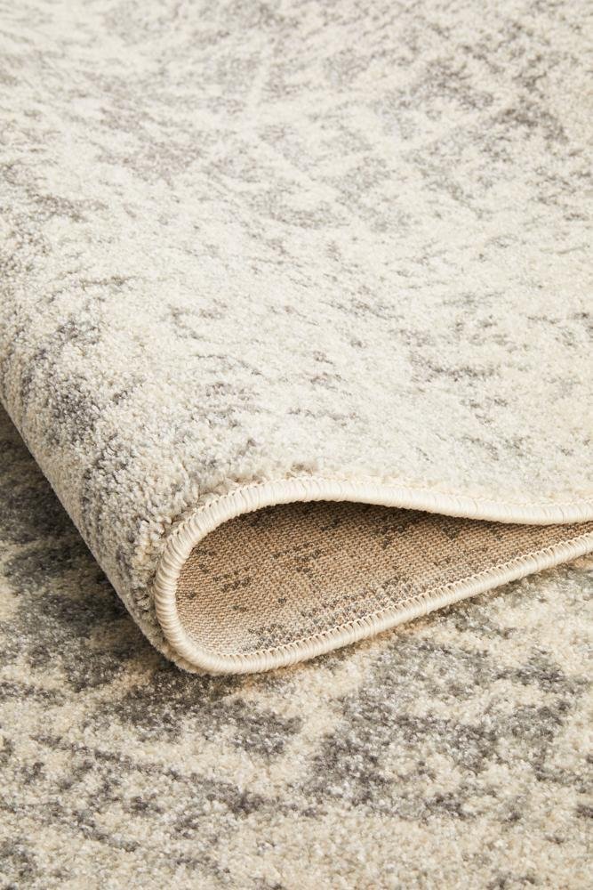Dream White Silver Transitional Rug - Floorsome - Modern - EVO - 253 - WSIL - 230X160 - Modern