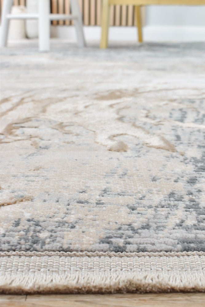 Eden 25558A Grey Beige - Floorsome - MODERN - OASIS-25558A-LVIZON-160X230 - MODERN