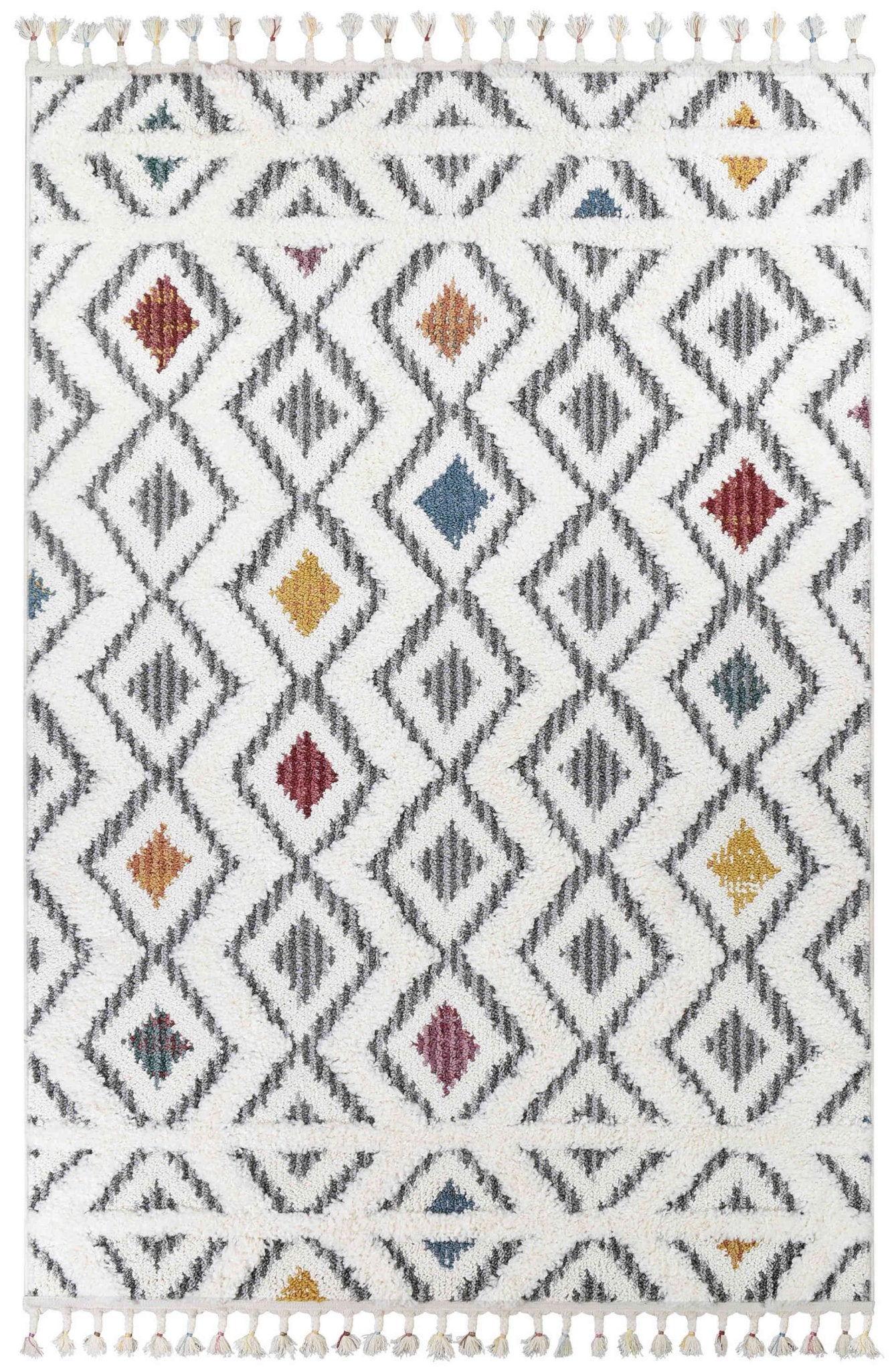 Eden B0072A Diamond - Floorsome - SHAGGY - PARIS - B0072A - CREAM - 80X150 - SHAGGY
