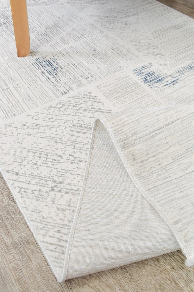 Eden Blue Cream Pattern 30312A Runner - Floorsome - RUNNER - ARORA-30312A-BLUE-CREAM-80X300 - RUNNER