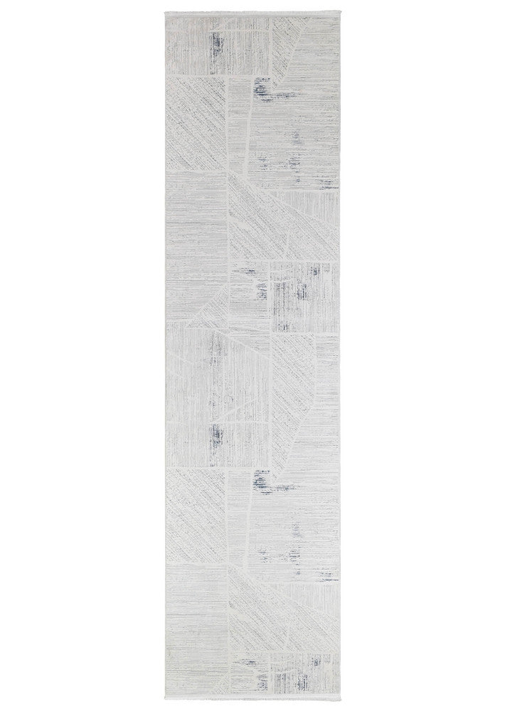 Eden Blue Cream Pattern 30312A Runner - Floorsome - RUNNER - ARORA-30312A-BLUE-CREAM-80X300 - RUNNER
