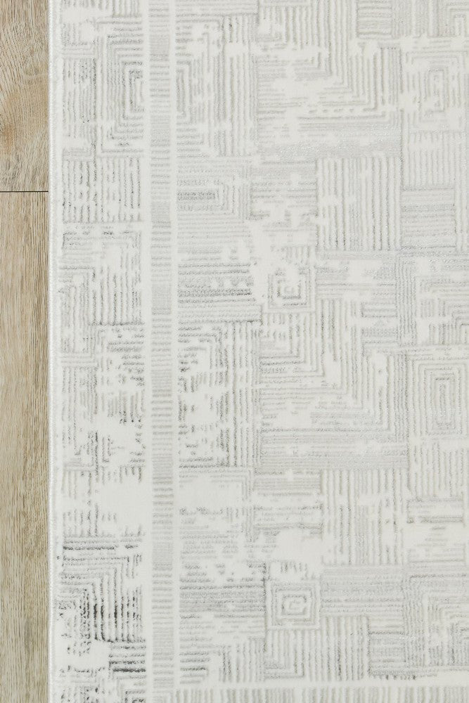 Eden Dark Grey Cream Pattern 30279A Runner - Floorsome - RUNNER - ARORA-30279A-DGREY-CREAM-80X300 - RUNNER