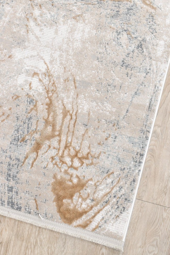 Eden Grey Beige Pattern 25558A Runner - Floorsome - RUNNER - OASIS-25558A-LVIZON-80X300 - RUNNER