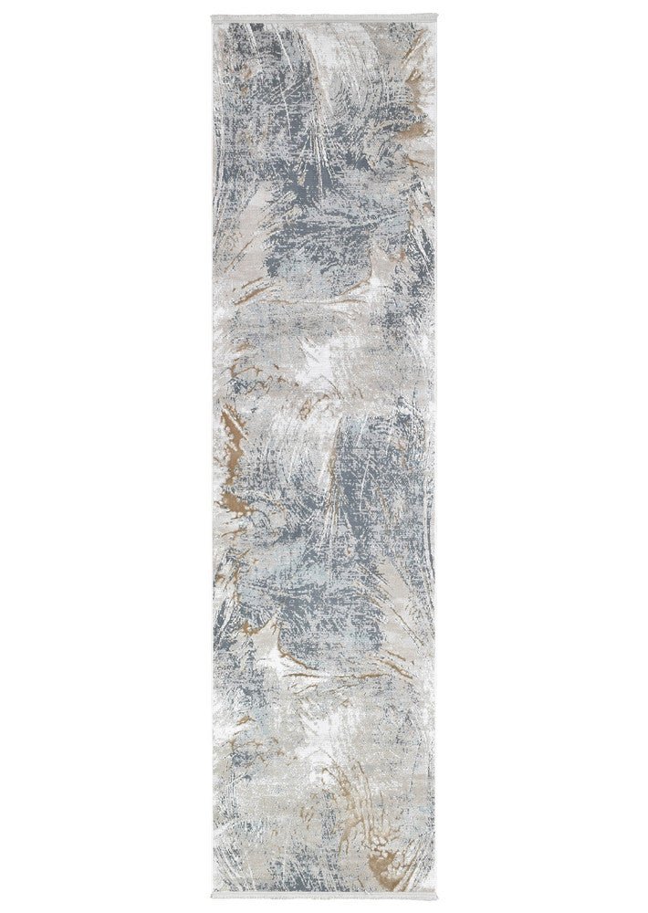 Eden Grey Beige Pattern 25558A Runner - Floorsome - RUNNER - OASIS-25558A-LVIZON-80X300 - RUNNER