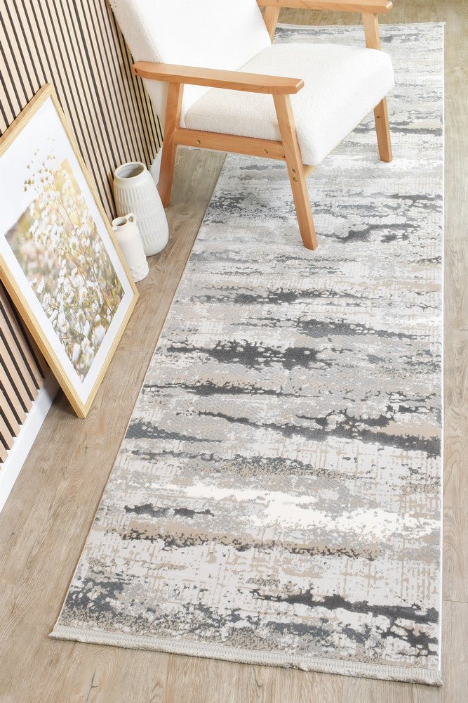 Eden Grey Pattern 13502A Runner - Floorsome - RUNNER - OASIS-13502A-GREY-80X300 - RUNNER