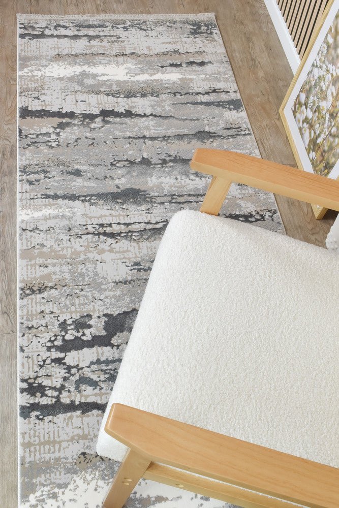 Eden Grey Pattern 13502A Runner - Floorsome - RUNNER - OASIS-13502A-GREY-80X300 - RUNNER