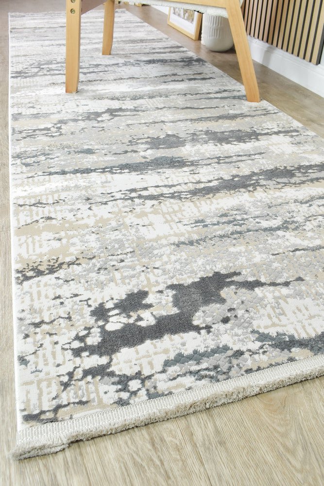 Eden Grey Pattern 13502A Runner - Floorsome - RUNNER - OASIS-13502A-GREY-80X300 - RUNNER