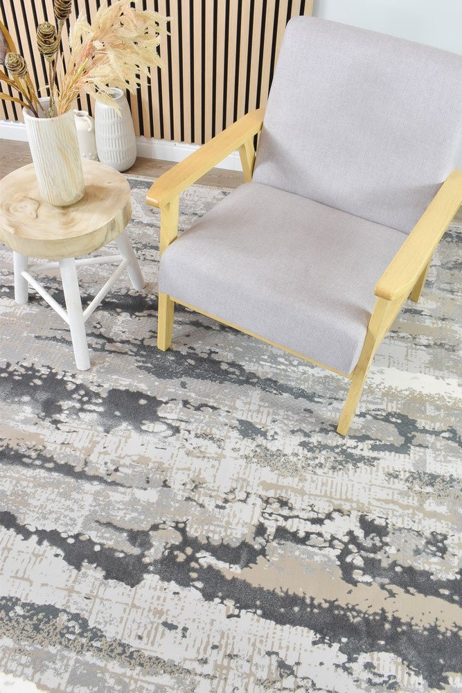 Eden Pattern 13502A Grey - Floorsome - MODERN - OASIS-13502A-GREY-160X230 - MODERN