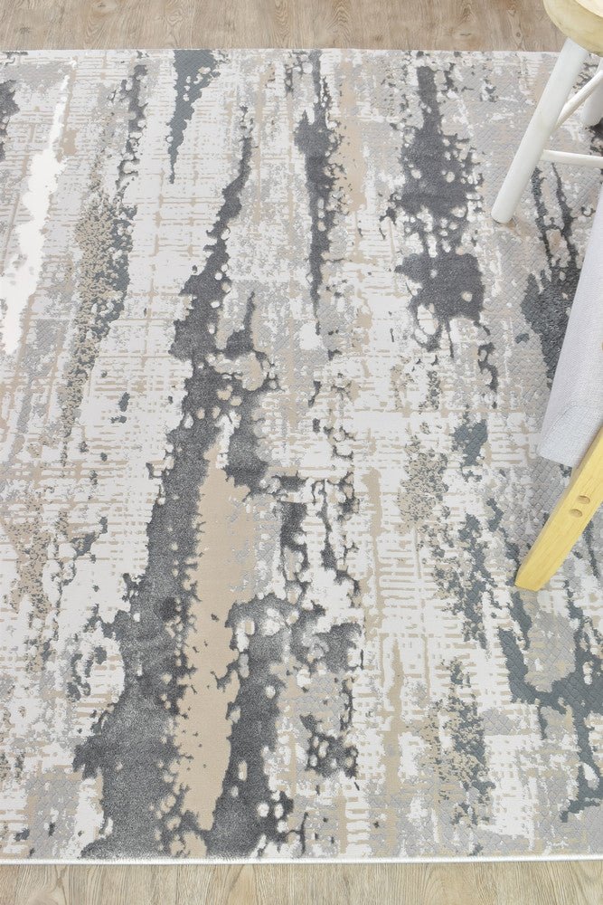 Eden Pattern 13502A Grey - Floorsome - MODERN - OASIS-13502A-GREY-160X230 - MODERN