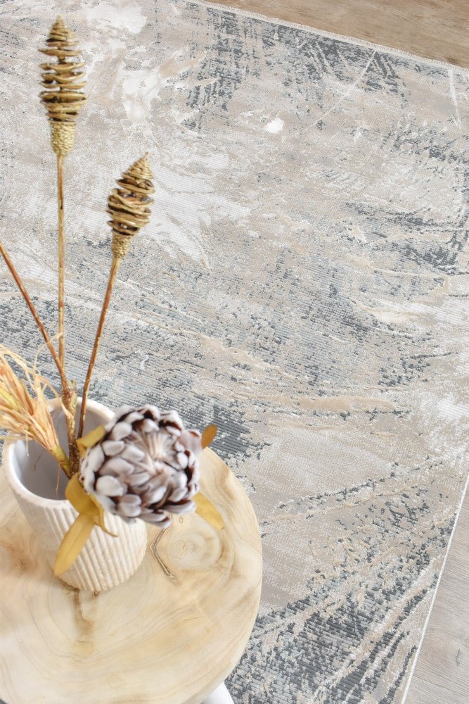 Eden Pattern 25558A Beige - Floorsome - MODERN - OASIS-25558A-LBEIGE-160X230 - MODERN