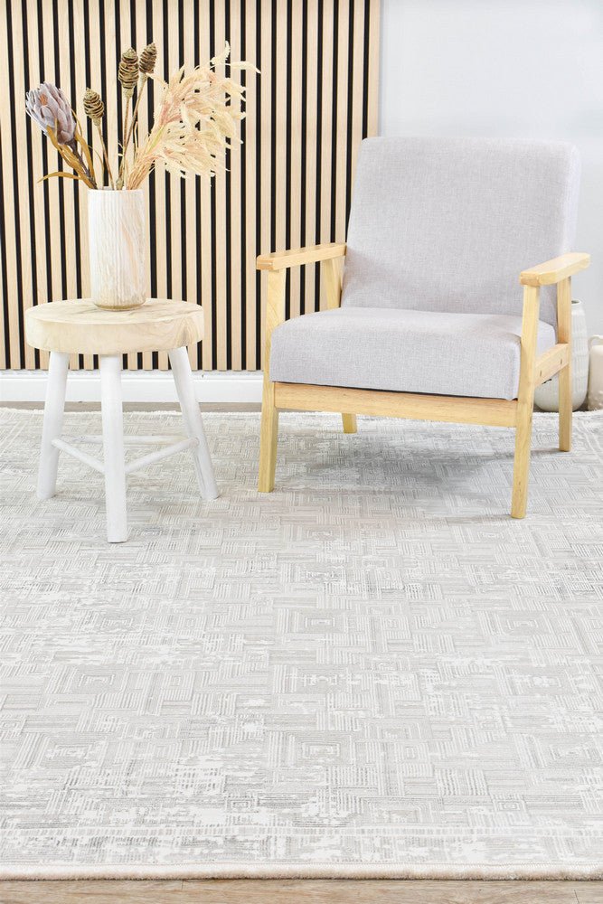 Eden Pattern 30279A Dark Grey Cream - Floorsome - MODERN - ARORA-30279A-DGREY-CREAM-160X230 - MODERN