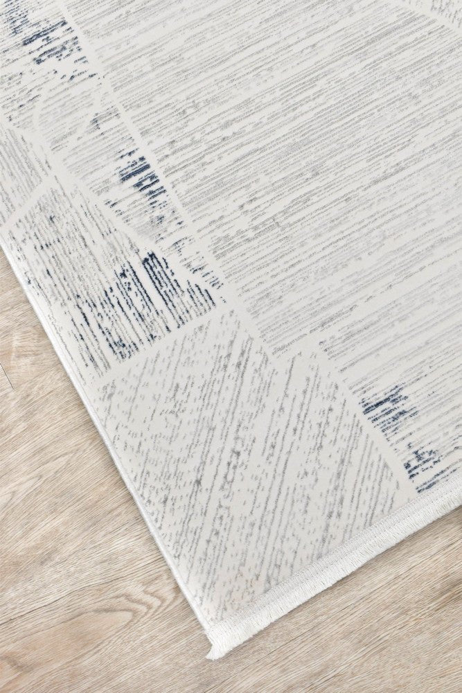 Eden Pattern 30312A Blue Cream - Floorsome - MODERN - ARORA-30312A-BLUE-CREAM-160X230 - MODERN