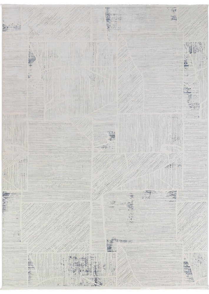 Eden Pattern 30312A Blue Cream - Floorsome - MODERN - ARORA-30312A-BLUE-CREAM-160X230 - MODERN