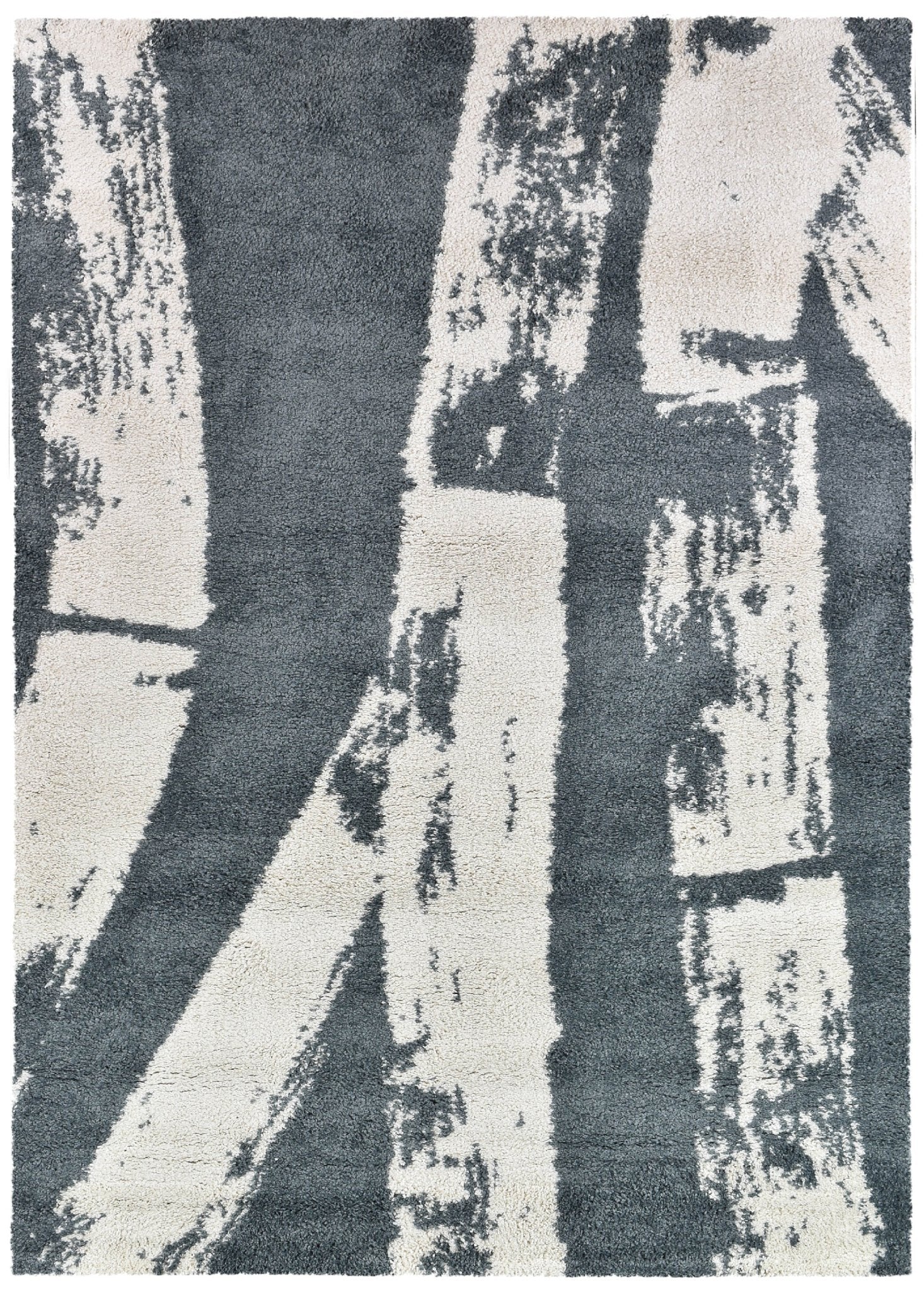 Elle 62602 692 Grey Cream Rug - Floorsome - SHAGGY - SPIRIT - 62602 - 692 - 160X230 - SHAGGY