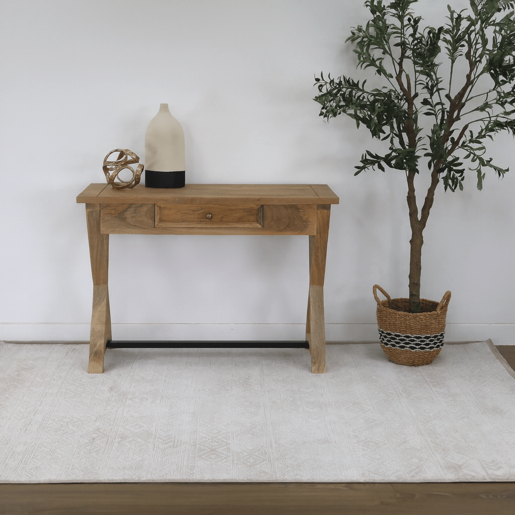 Erika Beige Distressed Rug - Floorsome - Rugs - VRSERIKBG080150 - Rugs