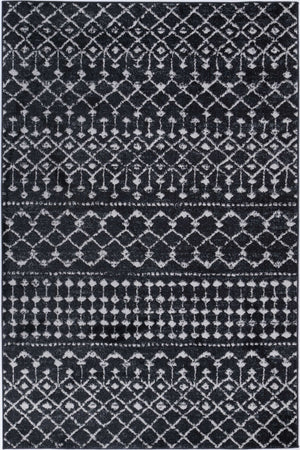 Ermina Tribal Anthracite Rug - Floorsome - Rug