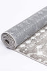 Ermina Tribal Grey Rug - Floorsome - Rug - BERG1605GWHI - Rug