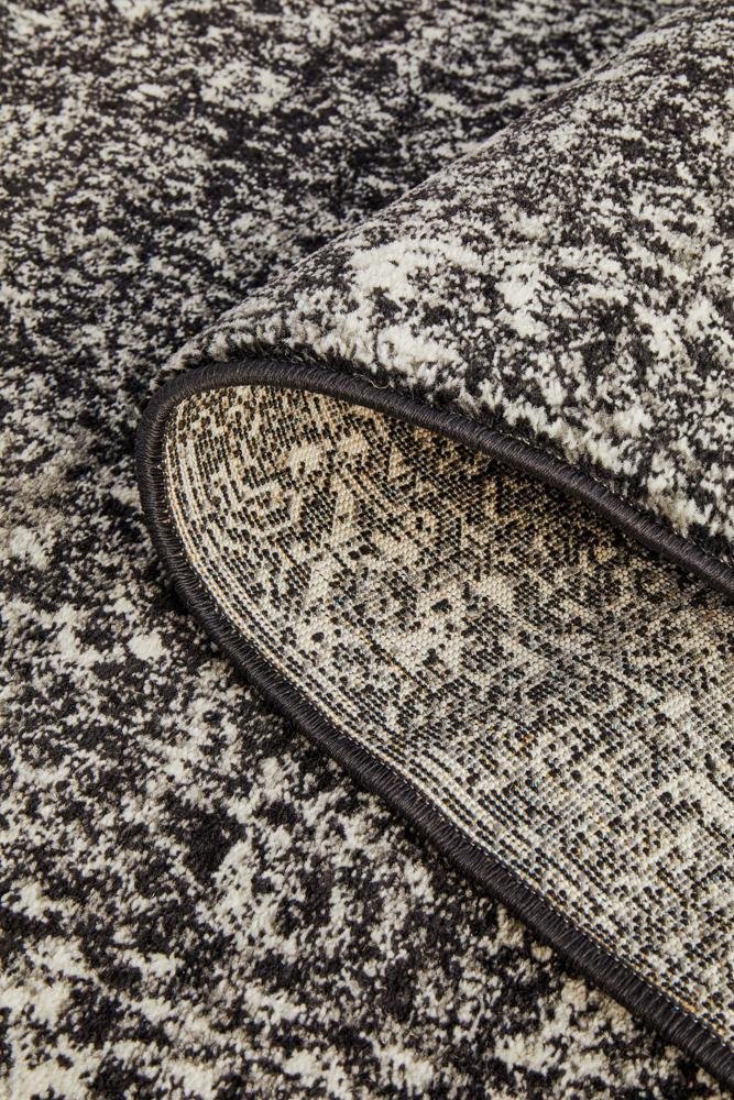 Estella Charcoal Transitional Runner Rug - Floorsome - Modern - EVO - 252 - CHAR - 300X80 - Modern