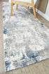 Eternal 25497A Navy Grey Runner - Floorsome - RUNNER - VELVET - 25497A - NAVY - LGREY - 80X300 - RUNNER