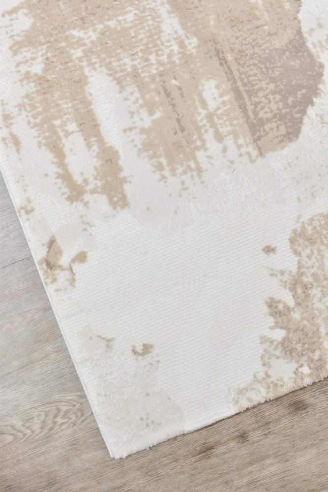 Eternal 25499A Navy Beige - Floorsome - MODERN - VELVET - 25499A - NAVY - BEIGE - 160X230 - MODERN