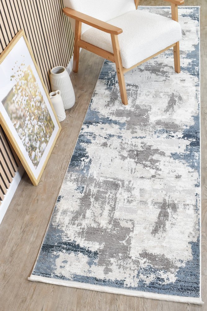 Eternal 25541A Navy Runner - Floorsome - RUNNER - NUANS - 25541A - NAVY - KEMIK - 80X300 - RUNNER