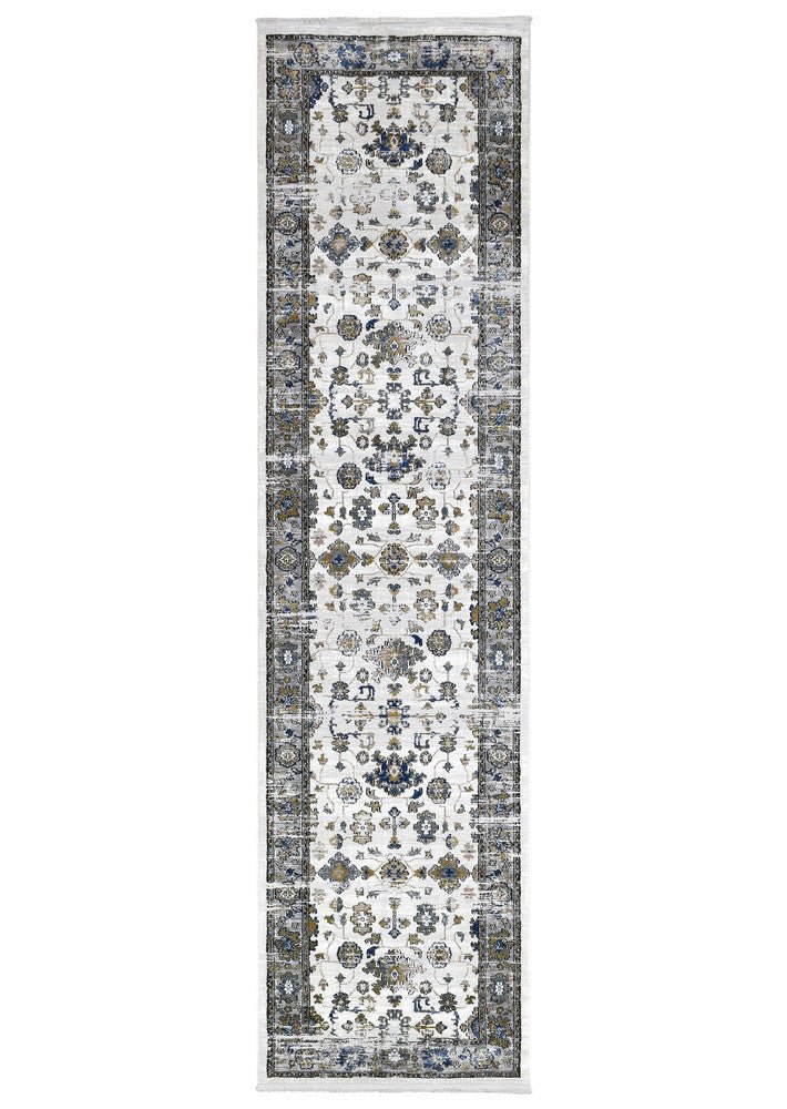 Eternal 27395A Grey Blue Runner - Floorsome - RUNNER - ETERNAL - 27395A - GREY - GREY - 80X300 - RUNNER