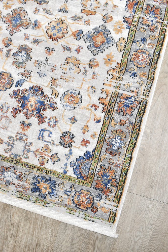Eternal 27395A Multi Colour Runner - Floorsome - RUNNER - ETERNAL - 27395A - MULTI - GREY - 80X300 - RUNNER