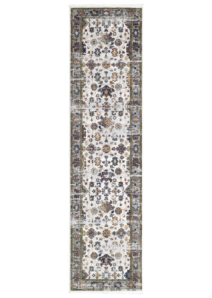 Eternal 27395A Multi Colour Runner - Floorsome - RUNNER - ETERNAL - 27395A - MULTI - GREY - 80X300 - RUNNER