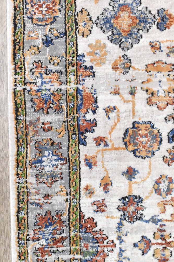 Eternal 27395A Multi Colour Runner - Floorsome - RUNNER - ETERNAL - 27395A - MULTI - GREY - 80X300 - RUNNER