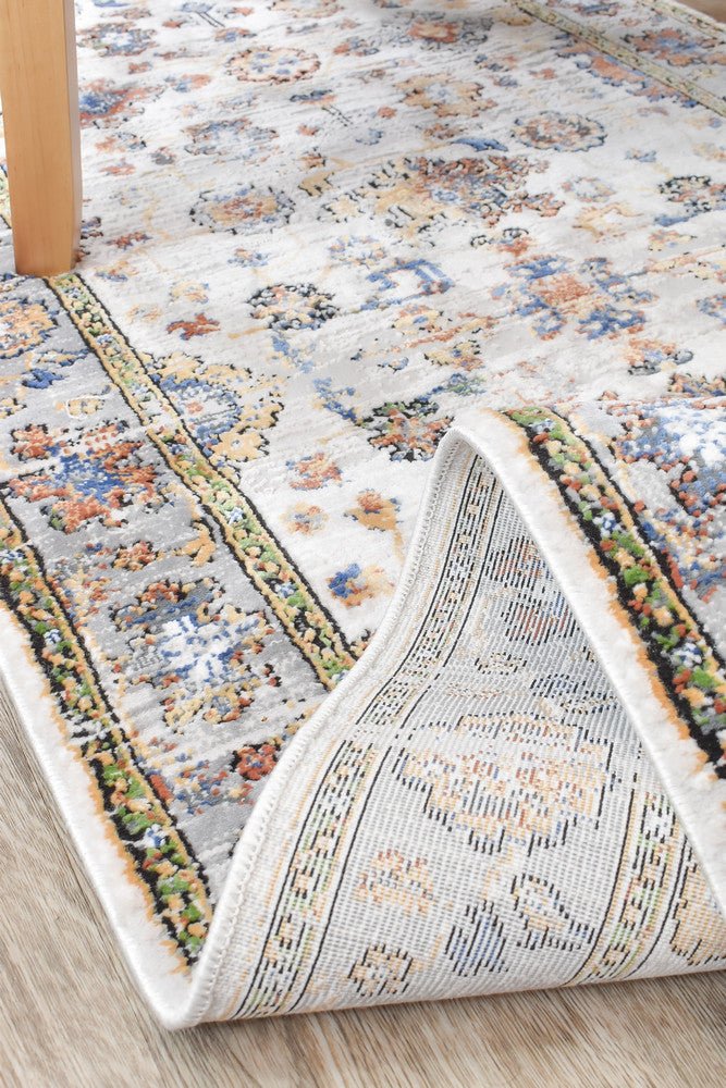 Eternal 27395A Multi Colour Runner - Floorsome - RUNNER - ETERNAL - 27395A - MULTI - GREY - 80X300 - RUNNER