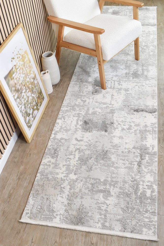 Eternal 30148A DGrey Cream Runner - Floorsome - RUNNER - LYON - 30148A - DGREY - CREAM - 80X300 - RUNNER