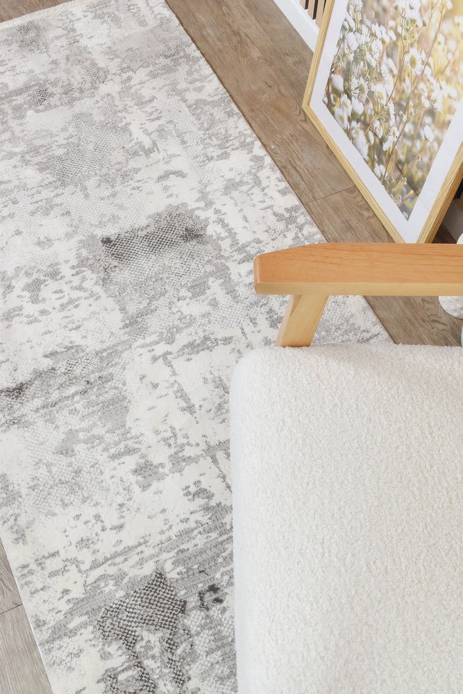 Eternal 30148A DGrey Cream Runner - Floorsome - RUNNER - LYON - 30148A - DGREY - CREAM - 80X300 - RUNNER