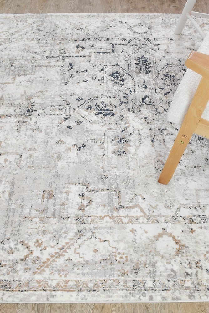 Eternal 30162A Blue Grey - Floorsome - MODERN - LYON - 30162A - BLUE - GREY - 160X230 - MODERN