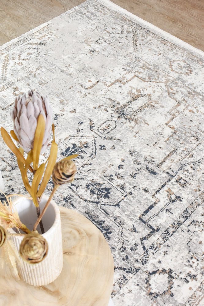 Eternal 30162A Blue Grey - Floorsome - MODERN - LYON - 30162A - BLUE - GREY - 160X230 - MODERN