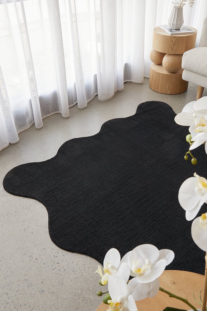 Evelyn Black Rug - Floorsome - Evelyn Collection - EVE - BLACK - 160X100 - Evelyn Collection